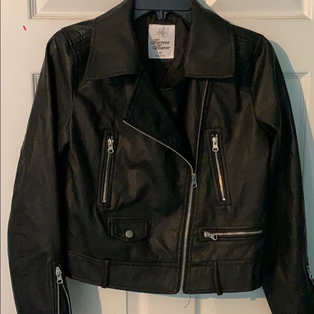 Leather jacket